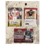 RARE AUTOGRAPHED ROOKIE CARD LOT - BOBBY DALBEC