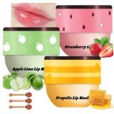 New Sealed 3 PCS Bee Lip Balm Honey Pot, Honey &