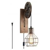 Plug-in Vintage Industrial Wall Sconce 1 Set,