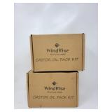 New Lot Of 2 wind rise castor oil pack cold