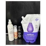 4 Pcs HBA Lot, Includes Method Gel Hand Wash