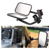 NewYall Pair Door Off Mirror for Jeep Wrangler