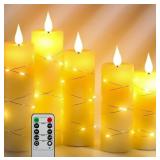 New Flameless Candles, 5-PCS LED Candles, Battery