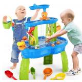 Water Table for Toddlers 1-3 3-5, 3-Tier Kids