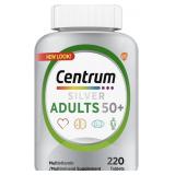 New Centrum Silver Multivitamin for Adults 50+,
