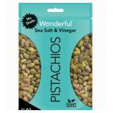 New (lot of 4) Wonderful Pistachios No Shells,