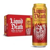 Liquid Death, Rest In Peach Iced Tea, 8-Pack