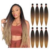 New Ombre Pre-stretched Braiding Hair, Silky
