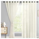 New Hiasan Ivory Sheer Curtains for Bedroom with