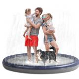 New Niubya Splash Pad for Dogs and Kids, Thicken