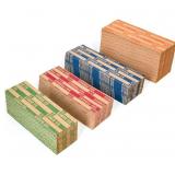 New 500 Assorted Flat Coin Wrappers, 100 Dimes,