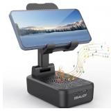 ZEALOT Cell Phone Stand with Bluetooth Speaker,