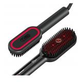 TYMO Hair Straightener Brush - Upgraded Ionic