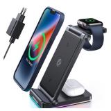 3 in 1 Wireless Charging Station ( like new open