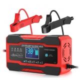 YONHAN Battery Charger 10-Amp 12V and 24V