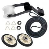 Dryer Repair Kit with 349241T Drum Roller Kit,
