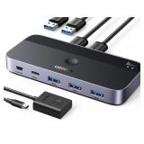 UGREEN USB 3.0 Switch 2 Computers Sharing USB C &
