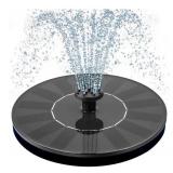 Mademax 1W Solar Bird Bath Fountain Pump, Solar