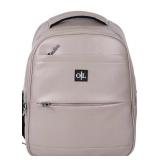 New Oak Leathers Fashion Backpack Purse, taupe