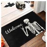 New Halloween Door Mat Skull Doormat Funny