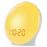 Wake Up Light Sunrise Alarm Clock for Kids, Heavy