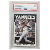 Vintage PSA Graded 1986 Topps Dave Winfield #70