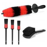 Car Wheel Rim Tire Brush Set, Car Detailing Wash