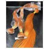 3 PCs Orange Hair Bundles, Length 22 Inch, 2 PCs