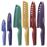 Astercook Knife Set, 12 Pcs Color-Coded Kitchen