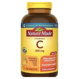New Sealed Nature Made Chewable Vitamin C 500 mg,