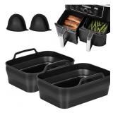 New 2pack Silicone Air Fryer Liners for 8QT &