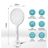 Electric Fly Swatter Bug Zapper Racket 4000 Volt