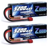 Zeee 7.4V Lipo Battery 2S 50C 5200mAh Lipos Hard