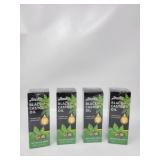 New Lot Of 4 Jamaican Black Castor Oil in Glass