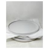 New vancasso White Ceramic Dinner Plates Set of