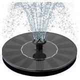 Mademax 1W Solar Bird Bath Fountain Pump, Solar