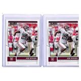 (2) 2017 Panini Score Joe Mixon Rookie Cards RC