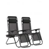 FDW Zero Gravity Lawn Lounge Chairs Set of 2 with