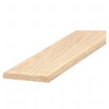 (New) Natural Wood 3-Inch Flat Hardwood Threshold