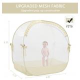 New Baby Safety Crib Tent, Pop Up Baby Canopy for
