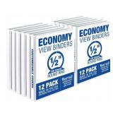 New Samsill Economy View Binder SAMI08517C White