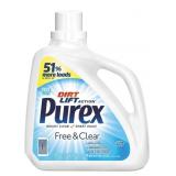 New Purex Liquid Laundry Detergent, Free & Clear,