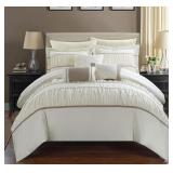 Chic Home Cheryl Comforter Beige, King in very