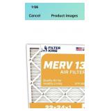 New Filter King 22x24x1 Air Filter | 2-PACK |