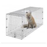 VEVOR Live Animal Cage Trap, 50" x 20" x 26"