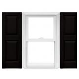 (New) Mid America Raised Panel Vinyl Shutters (1