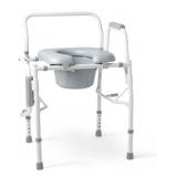 New Medline Drop Arm Commode Chair for Adults and