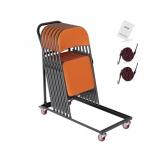 New VEVOR Folding Chair Dolly, Iron Commercial