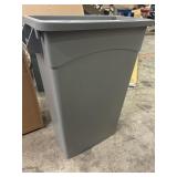 New Slim Jim 23 Gal. Gray Vented Trash Can