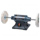 POWERTEC 8-Inch Bench Buffer Jewelry Polisher -